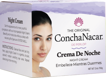 Concha Nacar Crema de noche 2oz